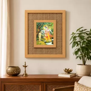 Lord Vishnu Laminated Jute Wall Photo Frame, 14 X 16 Inch (F174937) Lord Vishnu Laminated Jute Wall Photo Frame, 14 X 16 Inch (F174937)