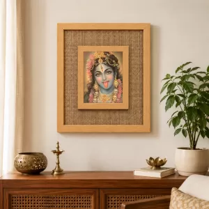 Goddess Kali Laminated Jute Wall Photo Frame, 14 X 16 Inch (F174952) Goddess Kali Laminated Jute Wall Photo Frame, 14 X 16 Inch (F174952)