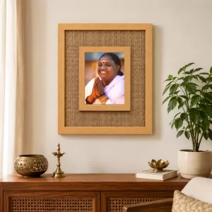 Mata Amrit Laminated Jute Wall Photo Frame, 14 X 16 Inch (F175003) Mata Amrit Laminated Jute Wall Photo Frame, 14 X 16 Inch (F175003)