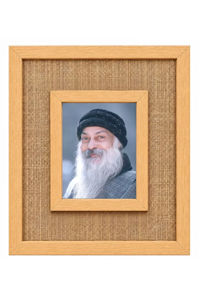 Osho Laminated Jute Wall Photo Frame, 14 X 16 Inch (F175091)