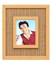 Mahanayak Uttam Kumar Laminated Jute Wall Photo Frame, 14 X 16 Inch (F175102)