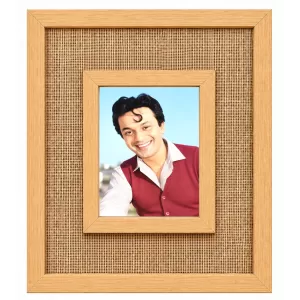Mahanayak Uttam Kumar Laminated Jute Wall Photo Frame, 14 X 16 Inch (F175102) Mahanayak Uttam Kumar Laminated Jute Wall Photo Frame, 14 X 16 Inch (F175102)