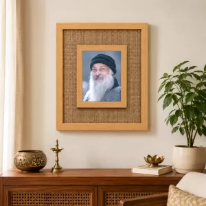 Osho Laminated Jute Wall Photo Frame, 14 X 16 Inch (F175091) Osho Laminated Jute Wall Photo Frame, 14 X 16 Inch (F175091)