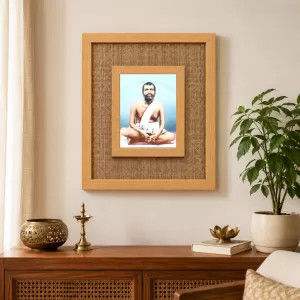 Shree Shree Ramkrishna Paramhansa Laminated Jute Wall Photo Frame, 14 X 16 Inch (F175116) Shree Shree Ramkrishna Paramhansa Laminated Jute Wall Photo Frame, 14 X 16 Inch (F175116)