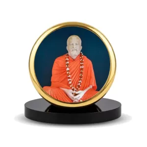 Car Dashboard/Table Top Sri Ramakrishna Paramahamsa Metal Golden Photo Stand 2x2 Inches, Compact & Stylish Spiritual Display For Car, Home & Office (Pack Of 1) (F24545) Car Dashboard/Table Top Sri Ramakrishna Paramahamsa Metal Golden Photo Stand 2x2 Inches, Compact & Stylish Spiritual Display For Car, Home & Office (Pack Of 1) (F24545)