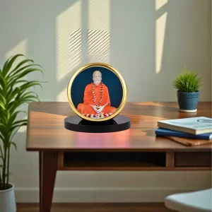 Car Dashboard/Table Top Sri Ramakrishna Paramahamsa Metal Golden Photo Stand 2x2 Inches, Compact & Stylish Spiritual Display For Car, Home & Office (Pack Of 1) (F24545) Car Dashboard/Table Top Sri Ramakrishna Paramahamsa Metal Golden Photo Stand 2x2 Inches, Compact & Stylish Spiritual Display For Car, Home & Office (Pack Of 1) (F24545)