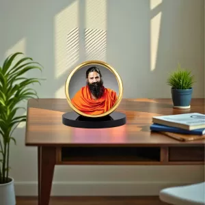 Car Dashboard/Table Top Baba Ramdev Metal Golden Photo Stand 2x2 Inches, Compact & Stylish Spiritual Display For Car, Home & Office (Pack Of 1) (F24562) Car Dashboard/Table Top Baba Ramdev Metal Golden Photo Stand 2x2 Inches, Compact & Stylish Spiritual Display For Car, Home & Office (Pack Of 1) (F24562)