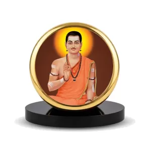 Car Dashboard/Table Top Jagadguru Basaveshwara Metal Golden Photo Stand 2x2 Inches, Compact & Stylish Spiritual Display For Car, Home & Office (Pack Of 1) (F24568) Car Dashboard/Table Top Jagadguru Basaveshwara Metal Golden Photo Stand 2x2 Inches, Compact & Stylish Spiritual Display For Car, Home & Office (Pack Of 1) (F24568)