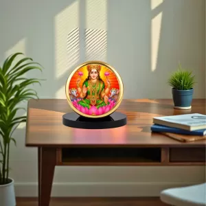 Car Dashboard/Table Top Goddess Lakshmi Metal Golden Photo Stand 2x2 Inches, Compact & Stylish Spiritual Display For Car, Home & Office (Pack Of 1) (F24672) Car Dashboard/Table Top Goddess Lakshmi Metal Golden Photo Stand 2x2 Inches, Compact & Stylish Spiritual Display For Car, Home & Office (Pack Of 1) (F24672)