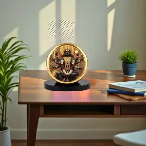 Car Dashboard/Table Top Kali Mata Metal Golden Photo Stand 2x2 Inches, Compact & Stylish Spiritual Display For Car, Home & Office (Pack Of 1) (F24698) Car Dashboard/Table Top Kali Mata Metal Golden Photo Stand 2x2 Inches, Compact & Stylish Spiritual Display For Car, Home & Office (Pack Of 1) (F24698)