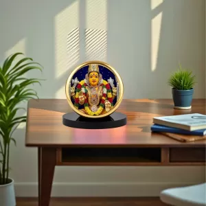 Car Dashboard/Table Top Goddess Lakshmi Metal Golden Photo Stand 2x2 Inches, Compact & Stylish Spiritual Display For Car, Home & Office (Pack Of 1) (F24734) Car Dashboard/Table Top Goddess Lakshmi Metal Golden Photo Stand 2x2 Inches, Compact & Stylish Spiritual Display For Car, Home & Office (Pack Of 1) (F24734)