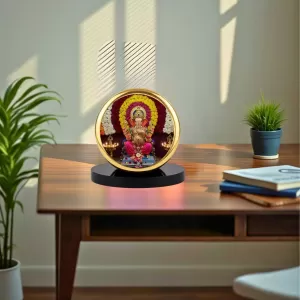 Car Dashboard/Table Top Lord Ganesha Metal Golden Photo Stand 2x2 Inches, Compact & Stylish Spiritual Display For Car, Home & Office (Pack Of 1) (F24767) Car Dashboard/Table Top Lord Ganesha Metal Golden Photo Stand 2x2 Inches, Compact & Stylish Spiritual Display For Car, Home & Office (Pack Of 1) (F24767)