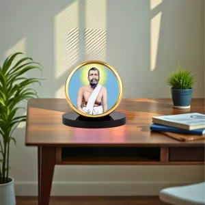 Car Dashboard/Table Top Sri Ramakrishna Paramahamsa Metal Golden Photo Stand 2x2 Inches, Compact & Stylish Spiritual Display For Car, Home & Office (Pack Of 1) (F24771) Car Dashboard/Table Top Sri Ramakrishna Paramahamsa Metal Golden Photo Stand 2x2 Inches, Compact & Stylish Spiritual Display For Car, Home & Office (Pack Of 1) (F24771)