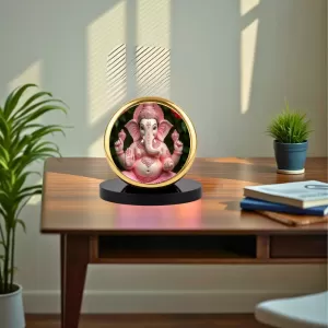 Car Dashboard/Table Top Lord Ganesha Metal Golden Photo Stand 2x2 Inches, Compact & Stylish Spiritual Display For Car, Home & Office (Pack Of 1) (F24783) Car Dashboard/Table Top Lord Ganesha Metal Golden Photo Stand 2x2 Inches, Compact & Stylish Spiritual Display For Car, Home & Office (Pack Of 1) (F24783)