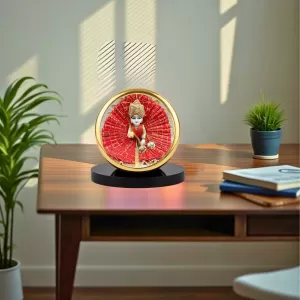 Car Dashboard/Table Top Laddu Gopal Metal Golden Photo Stand 2x2 Inches, Compact & Stylish Spiritual Display For Car, Home & Office (Pack Of 1) (F24803) Car Dashboard/Table Top Laddu Gopal Metal Golden Photo Stand 2x2 Inches, Compact & Stylish Spiritual Display For Car, Home & Office (Pack Of 1) (F24803)