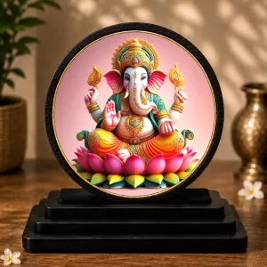 Premium Wooden Lord Ganesha Showpiece For Car Dashboard & Office Table | 4 X 4.5 Inch Sublimation Printed Decorative Stand | 4 Mm MDF | Home Decor | Made In India (F33279) Premium Wooden Lord Ganesha Showpiece For Car Dashboard & Office Table | 4 X 4.5 Inch Sublimation Printed Decorative Stand | 4 Mm MDF | Home Decor | Made In India (F33279)