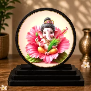 Premium Wooden Lord Ganesha Showpiece For Car Dashboard & Office Table | 4 X 4.5 Inch Sublimation Printed Decorative Stand | 4 Mm MDF | Home Decor | Made In India (F33321) Premium Wooden Lord Ganesha Showpiece For Car Dashboard & Office Table | 4 X 4.5 Inch Sublimation Printed Decorative Stand | 4 Mm MDF | Home Decor | Made In India (F33321)