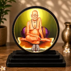 Premium Wooden Lord Akkalkot Swami Samarth Showpiece For Car Dashboard & Office Table | 4 X 4.5 Inch Sublimation Printed Decorative Stand | 4 Mm MDF | Home Decor | Made In India (F33335) Premium Wooden Lord Akkalkot Swami Samarth Showpiece For Car Dashboard & Office Table | 4 X 4.5 Inch Sublimation Printed Decorative Stand | 4 Mm MDF | Home Decor | Made In India (F33335)