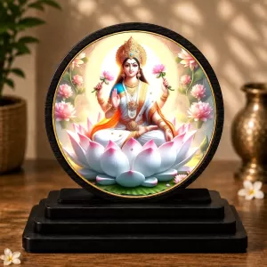 Premium Wooden Goddess Laxmi Showpiece For Car Dashboard & Office Table | 4 X 4.5 Inch Sublimation Printed Decorative Stand | 4 Mm MDF | Home Decor | Made In India (F33391) Premium Wooden Goddess Laxmi Showpiece For Car Dashboard & Office Table | 4 X 4.5 Inch Sublimation Printed Decorative Stand | 4 Mm MDF | Home Decor | Made In India (F33391)