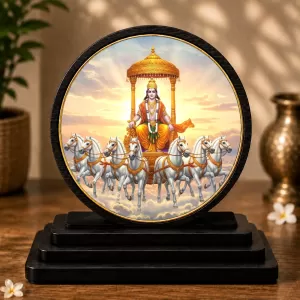 Premium Wooden Lord Surya Dev Showpiece For Car Dashboard & Office Table | 4 X 4.5 Inch Sublimation Printed Decorative Stand | 4 Mm MDF | Home Decor | Made In India (F33440) Premium Wooden Lord Surya Dev Showpiece For Car Dashboard & Office Table | 4 X 4.5 Inch Sublimation Printed Decorative Stand | 4 Mm MDF | Home Decor | Made In India (F33440)