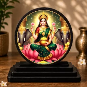 Premium Wooden Goddess Laxmi Showpiece For Car Dashboard & Office Table | 4 X 4.5 Inch Sublimation Printed Decorative Stand | 4 Mm MDF | Home Decor | Made In India (F33470) Premium Wooden Goddess Laxmi Showpiece For Car Dashboard & Office Table | 4 X 4.5 Inch Sublimation Printed Decorative Stand | 4 Mm MDF | Home Decor | Made In India (F33470)