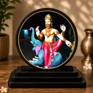 Premium Wooden Lord Vishwakarma Showpiece For Car Dashboard & Office Table | 4 X 4.5 Inch Sublimation Printed Decorative Stand | 4 Mm MDF | Home Decor | Made In India (F33485) Premium Wooden Lord Vishwakarma Showpiece For Car Dashboard & Office Table | 4 X 4.5 Inch Sublimation Printed Decorative Stand | 4 Mm MDF | Home Decor | Made In India (F33485)