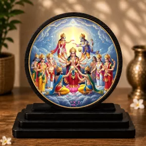 Premium Wooden Maa Durga Showpiece For Car Dashboard & Office Table | 4 X 4.5 Inch Sublimation Printed Decorative Stand | 4 Mm MDF | Home Decor | Made In India (F33492) Premium Wooden Maa Durga Showpiece For Car Dashboard & Office Table | 4 X 4.5 Inch Sublimation Printed Decorative Stand | 4 Mm MDF | Home Decor | Made In India (F33492)