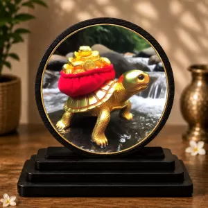 Premium Wooden Feng Shui Tortoise Showpiece For Car Dashboard & Office Table | 4 X 4.5 Inch Sublimation Printed Decorative Stand | 4 Mm MDF | Home Decor | Made In India (F33547) Premium Wooden Feng Shui Tortoise Showpiece For Car Dashboard & Office Table | 4 X 4.5 Inch Sublimation Printed Decorative Stand | 4 Mm MDF | Home Decor | Made In India (F33547)