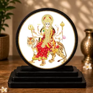 Premium Wooden Durga Mata Showpiece For Car Dashboard & Office Table | 4 X 4.5 Inch Sublimation Printed Decorative Stand | 4 Mm MDF | Home Decor | Made In India (F33655) Premium Wooden Durga Mata Showpiece For Car Dashboard & Office Table | 4 X 4.5 Inch Sublimation Printed Decorative Stand | 4 Mm MDF | Home Decor | Made In India (F33655)