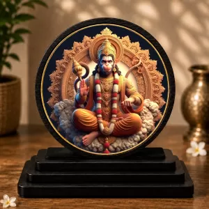 Premium Wooden Lord Hanuman Showpiece For Car Dashboard & Office Table | 4 X 4.5 Inch Sublimation Printed Decorative Stand | 4 Mm MDF | Home Decor | Made In India (F33662) Premium Wooden Lord Hanuman Showpiece For Car Dashboard & Office Table | 4 X 4.5 Inch Sublimation Printed Decorative Stand | 4 Mm MDF | Home Decor | Made In India (F33662)