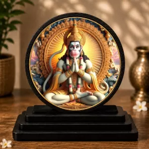 Premium Wooden Lord Hanuman Showpiece For Car Dashboard & Office Table | 4 X 4.5 Inch Sublimation Printed Decorative Stand | 4 Mm MDF | Home Decor | Made In India (F33684) Premium Wooden Lord Hanuman Showpiece For Car Dashboard & Office Table | 4 X 4.5 Inch Sublimation Printed Decorative Stand | 4 Mm MDF | Home Decor | Made In India (F33684)