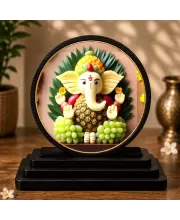 Premium Wooden Modern Spiritual Decor Showpiece For Car Dashboard & Office Table | 4 X 4.5 Inch Sublimation Printed Decorative Stand | 4 Mm MDF | Home Decor | Made In India (F33752)