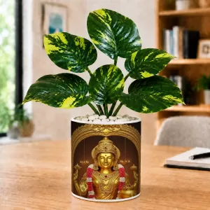 Artificial Tree Ceramic Photo Pot With White Stones 3x4 Inch (F164477) Artificial Tree Ceramic Photo Pot With White Stones 3x4 Inch (F164477)