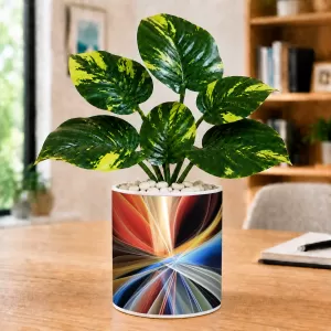 Artificial Tree Ceramic Photo Pot With White Stones 3x4 Inch (F164496) Artificial Tree Ceramic Photo Pot With White Stones 3x4 Inch (F164496)