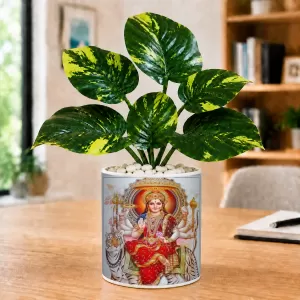 Artificial Tree Ceramic Photo Pot With White Stones 3x4 Inch (F164512) Artificial Tree Ceramic Photo Pot With White Stones 3x4 Inch (F164512)