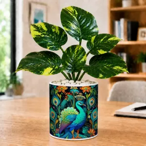 Artificial Tree Ceramic Photo Pot With White Stones 3x4 Inch (F164514) Artificial Tree Ceramic Photo Pot With White Stones 3x4 Inch (F164514)