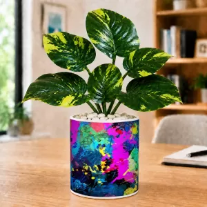 Artificial Tree Ceramic Photo Pot With White Stones 3x4 Inch (F164531) Artificial Tree Ceramic Photo Pot With White Stones 3x4 Inch (F164531)