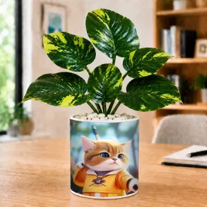 Artificial Tree Ceramic Photo Pot With White Stones 3x4 Inch (F164535) Artificial Tree Ceramic Photo Pot With White Stones 3x4 Inch (F164535)