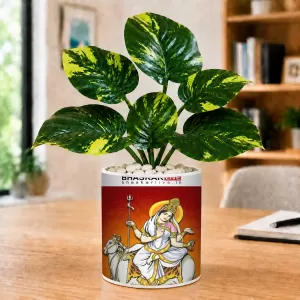 Artificial Tree Ceramic Photo Pot With White Stones 3x4 Inch (F164544) Artificial Tree Ceramic Photo Pot With White Stones 3x4 Inch (F164544)