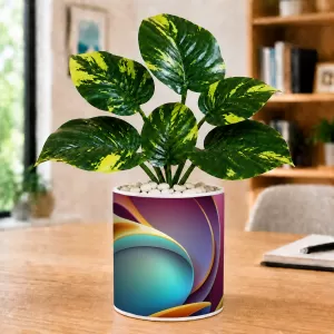 Artificial Tree Ceramic Photo Pot With White Stones 3x4 Inch (F164562) Artificial Tree Ceramic Photo Pot With White Stones 3x4 Inch (F164562)