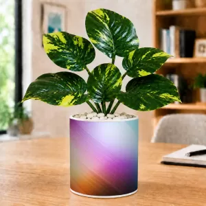 Artificial Tree Ceramic Photo Pot With White Stones 3x4 Inch (F164590) Artificial Tree Ceramic Photo Pot With White Stones 3x4 Inch (F164590)