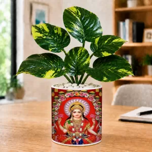 Artificial Tree Ceramic Photo Pot With White Stones 3x4 Inch (F164606) Artificial Tree Ceramic Photo Pot With White Stones 3x4 Inch (F164606)