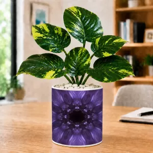 Artificial Tree Ceramic Photo Pot With White Stones 3x4 Inch (F164621) Artificial Tree Ceramic Photo Pot With White Stones 3x4 Inch (F164621)