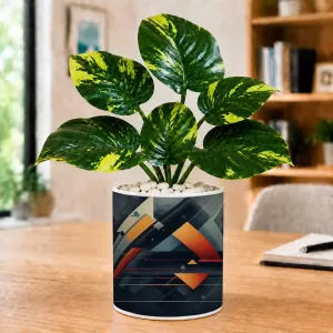 Artificial Tree Ceramic Photo Pot With White Stones 3x4 Inch (F164631) Artificial Tree Ceramic Photo Pot With White Stones 3x4 Inch (F164631)