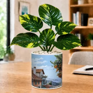 Artificial Tree Ceramic Photo Pot With White Stones 3x4 Inch (F164645) Artificial Tree Ceramic Photo Pot With White Stones 3x4 Inch (F164645)