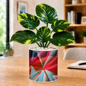 Artificial Tree Ceramic Photo Pot With White Stones 3x4 Inch (F164676) Artificial Tree Ceramic Photo Pot With White Stones 3x4 Inch (F164676)