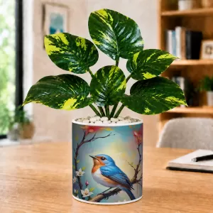 Artificial Tree Ceramic Photo Pot With White Stones 3x4 Inch (F164686) Artificial Tree Ceramic Photo Pot With White Stones 3x4 Inch (F164686)