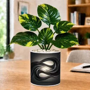 Artificial Tree Ceramic Photo Pot With White Stones 3x4 Inch (F164704) Artificial Tree Ceramic Photo Pot With White Stones 3x4 Inch (F164704)