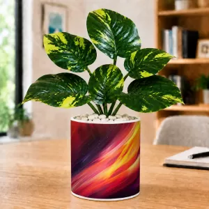 Artificial Tree Ceramic Photo Pot With White Stones 3x4 Inch (F164713) Artificial Tree Ceramic Photo Pot With White Stones 3x4 Inch (F164713)
