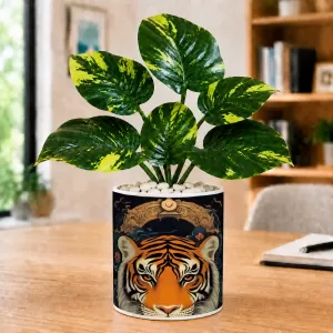 Artificial Tree Ceramic Photo Pot With White Stones 3x4 Inch (F164719) Artificial Tree Ceramic Photo Pot With White Stones 3x4 Inch (F164719)